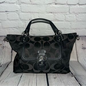 ✅SOLD✅ Vintage Y2K Coach Campbell Signature Izzy Satchel Bag